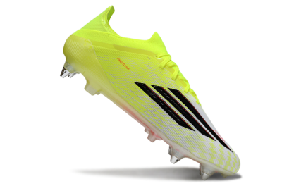 Men's Adidas F50 Elite SG Soft Ground Low-Tops Football Boots - Yellow/Neon Glow/Citrus Burst