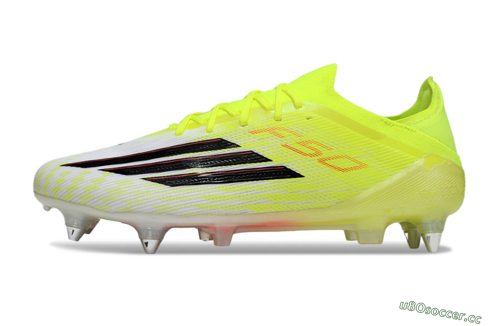 Men's Adidas F50 Elite SG Soft Ground Low-Tops Football Boots - Yellow/Neon Glow/Citrus Burst 0