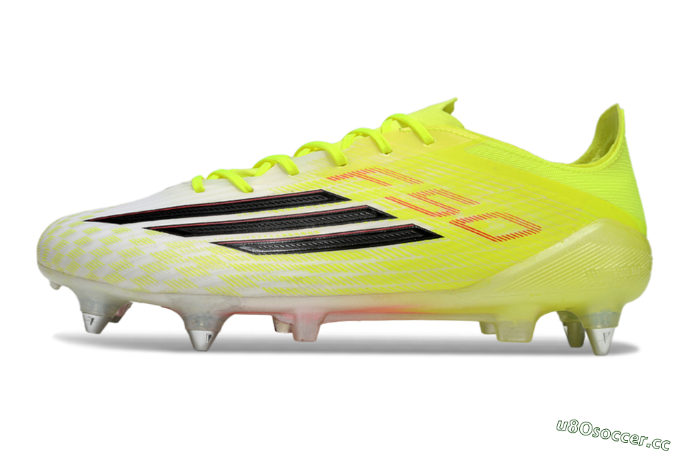Men's Adidas F50 Elite SG Soft Ground Low-Tops Football Boots - Yellow/Electric Lime/Neon Black 0