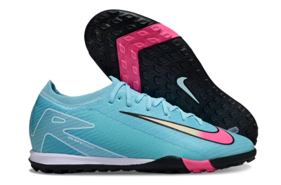 Unisex Nike Air Zoom Mercurial Vapor 16 Elite TF Artificial Turf Low-Tops Football Shoes - Aqua/Electric Pink/Black