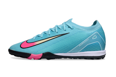 Unisex Nike Air Zoom Mercurial Vapor 16 Elite TF Artificial Turf Low-Tops Football Shoes - Aqua/Electric Pink/Black