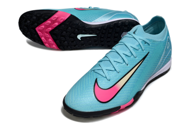Unisex Nike Air Zoom Mercurial Vapor 16 Elite TF Artificial Turf Low-Tops Football Shoes - Aqua/Electric Pink/Black