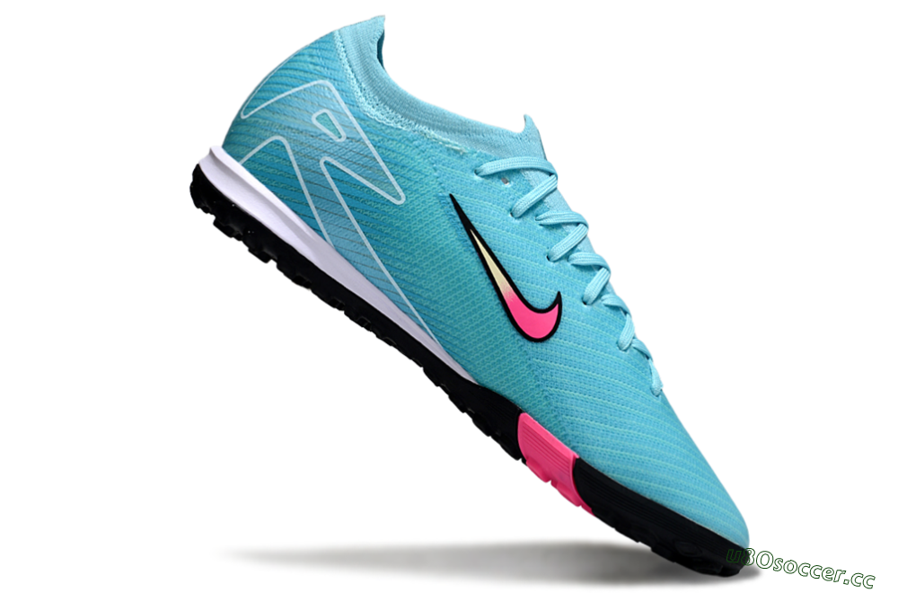 Unisex Nike Air Zoom Mercurial Vapor 16 Elite TF Artificial Turf Low-Tops Football Shoes - Aqua/Electric Pink/Black 4
