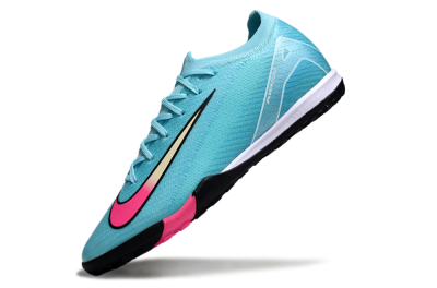 Unisex Nike Air Zoom Mercurial Vapor 16 Elite TF Artificial Turf Low-Tops Football Shoes - Aqua/Electric Pink/Black
