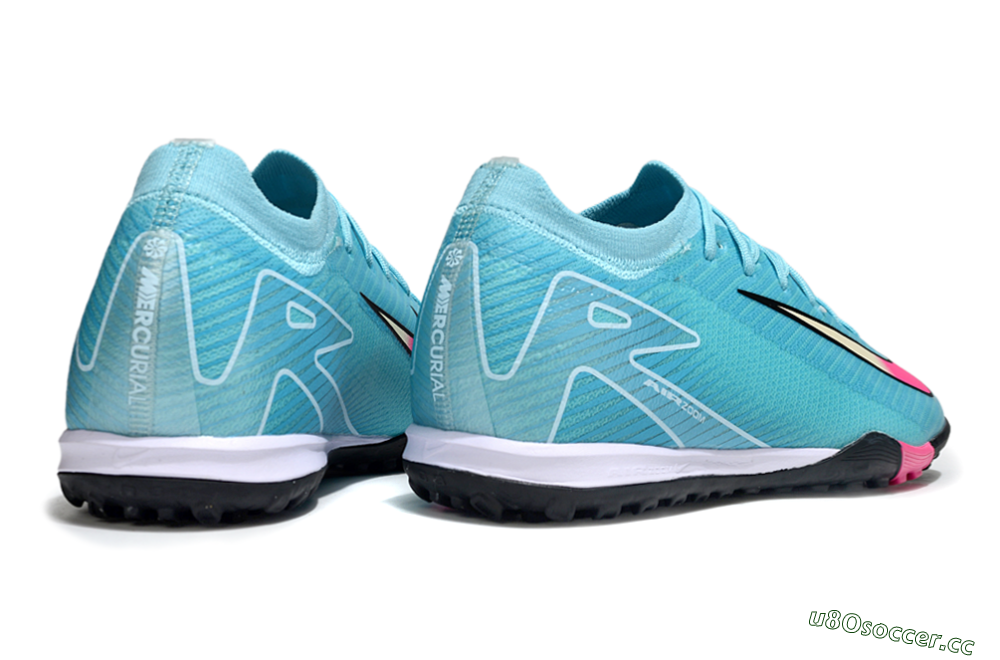 Unisex Nike Air Zoom Mercurial Vapor 16 Elite TF Artificial Turf Low-Tops Football Shoes - Aqua/Electric Pink/Black 6