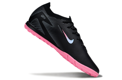 Unisex Nike Air Zoom Mercurial Vapor 16 Elite TF Artificial Turf Low-Tops Football Shoes - Black/Vibrant Pink/Cool Cyan