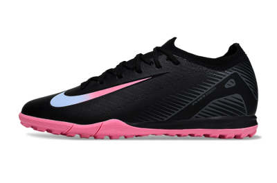 Unisex Nike Air Zoom Mercurial Vapor 16 Elite TF Artificial Turf Low-Tops Football Shoes - Black/Vibrant Pink/Cool Cyan
