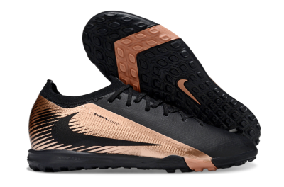 Unisex Nike Air Zoom Mercurial Vapor 16 Elite TF Artificial Turf Low-Tops Football Shoes - Black/Rose Gold/Charcoal