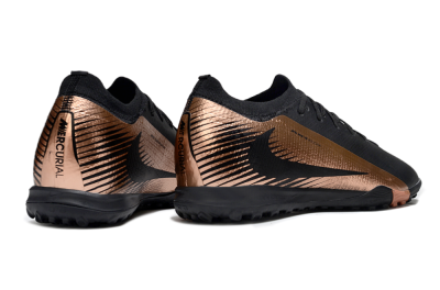 Unisex Nike Air Zoom Mercurial Vapor 16 Elite TF Artificial Turf Low-Tops Football Shoes - Black/Rose Gold/Charcoal