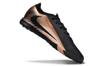 Unisex Nike Air Zoom Mercurial Vapor 16 Elite TF Artificial Turf Low-Tops Football Shoes - Black/Rose Gold/Charcoal