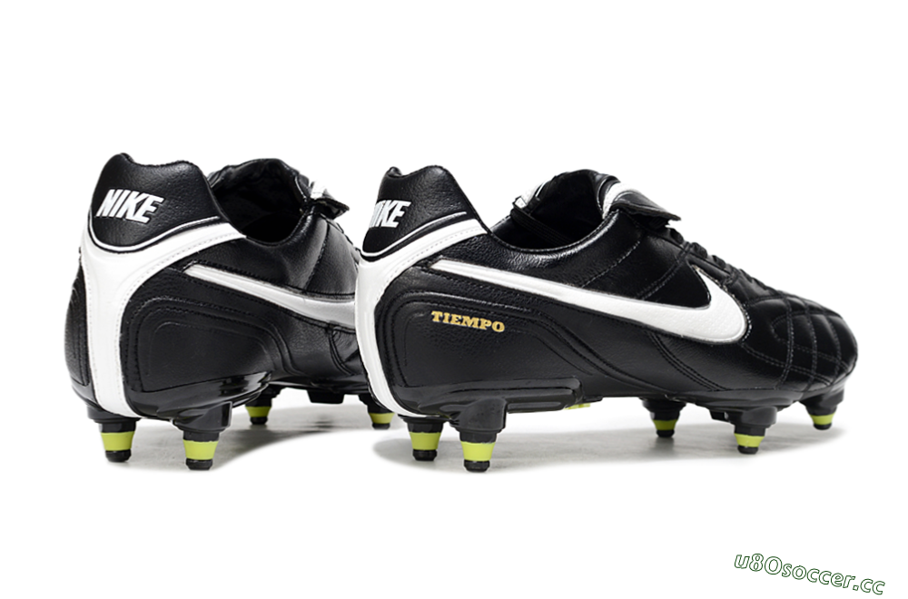 Men's Nike Tiempo Legend 10 Elite SG Soft Ground Low-Tops Football Boots - Black/Electric Yellow/White 6