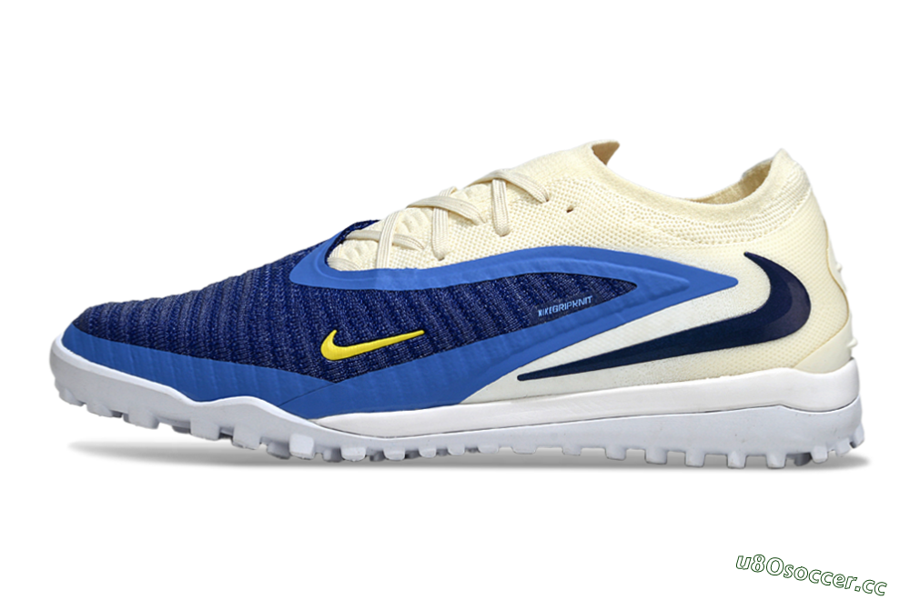 Unisex Nike Phantom 6 Low Elite TF Artificial Turf Low-Tops Football Shoes - Blue/Navy Blue/Light Yellow 0