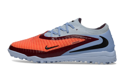 Unisex Nike Phantom 6 Low Elite TF Artificial Turf Low-Tops Football Shoes - Orange/Scarlet Red/Cool Grey