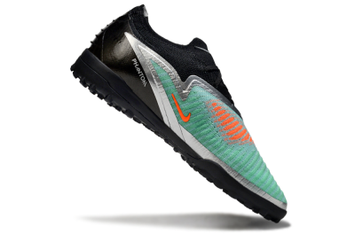 Unisex Nike Phantom 6 Low Elite TF Artificial Turf Low-Tops Football Shoes - Mint/Silver/Black