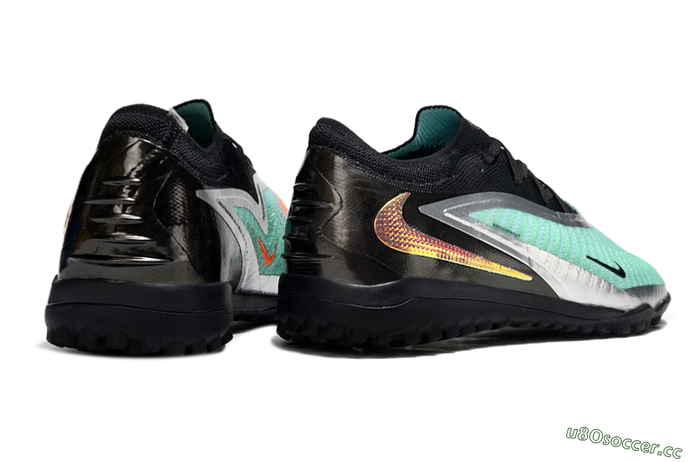 Unisex Nike Phantom 6 Low Elite TF Artificial Turf Low-Tops Football Shoes - Mint/Silver/Black 6