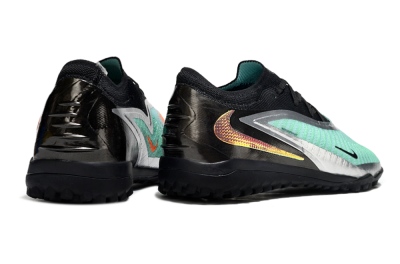 Unisex Nike Phantom 6 Low Elite TF Artificial Turf Low-Tops Football Shoes - Mint/Silver/Black