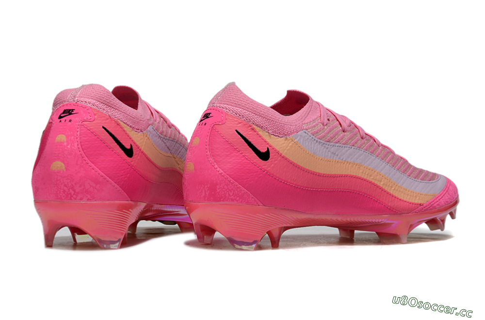 Unisex Nike Air Zoom Mercurial Vapor 16 Elite FG Firm Ground Low-Tops Football Boots - Pink/Coral Pink/Peach Cream 6