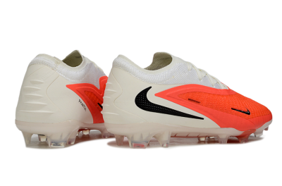 Unisex Nike Phantom 6 Low Elite FG Firm Ground Low-Tops Football Boots - Orange/Fiery Orange/Sleek White