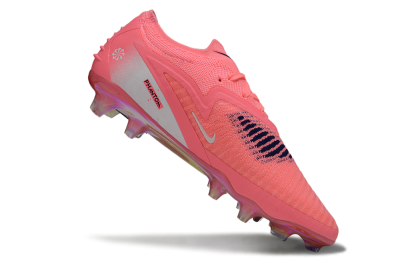 Unisex Nike Phantom 6 Low Elite FG Firm Ground Low-Tops Football Boots - Pink/Neon Pink/Black