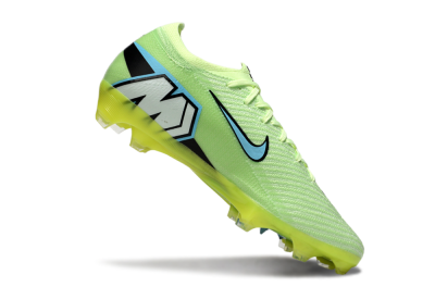 Unisex Nike Air Zoom Mercurial Vapor 16 Elite FG Firm Ground Low-Tops Football Boots - Lime/Aqua Blue/Neon Yellow