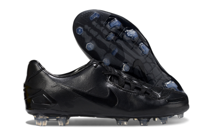 Men's Nike Total 90 III FG Firm Ground Low-Tops Football Boots - Black/Shadow Black/Crystal Clear