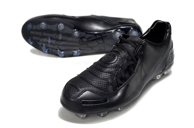 Men's Nike Total 90 III FG Firm Ground Low-Tops Football Boots - Black/Shadow Black/Crystal Clear