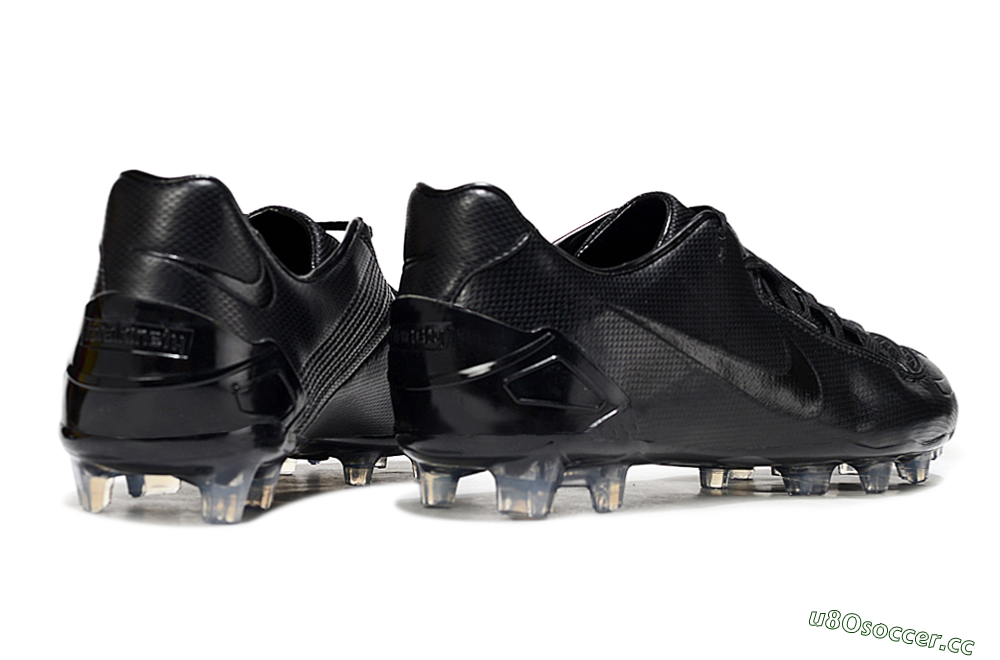 Men's Nike Total 90 III FG Firm Ground Low-Tops Football Boots - Black/Shadow Black/Crystal Clear 6