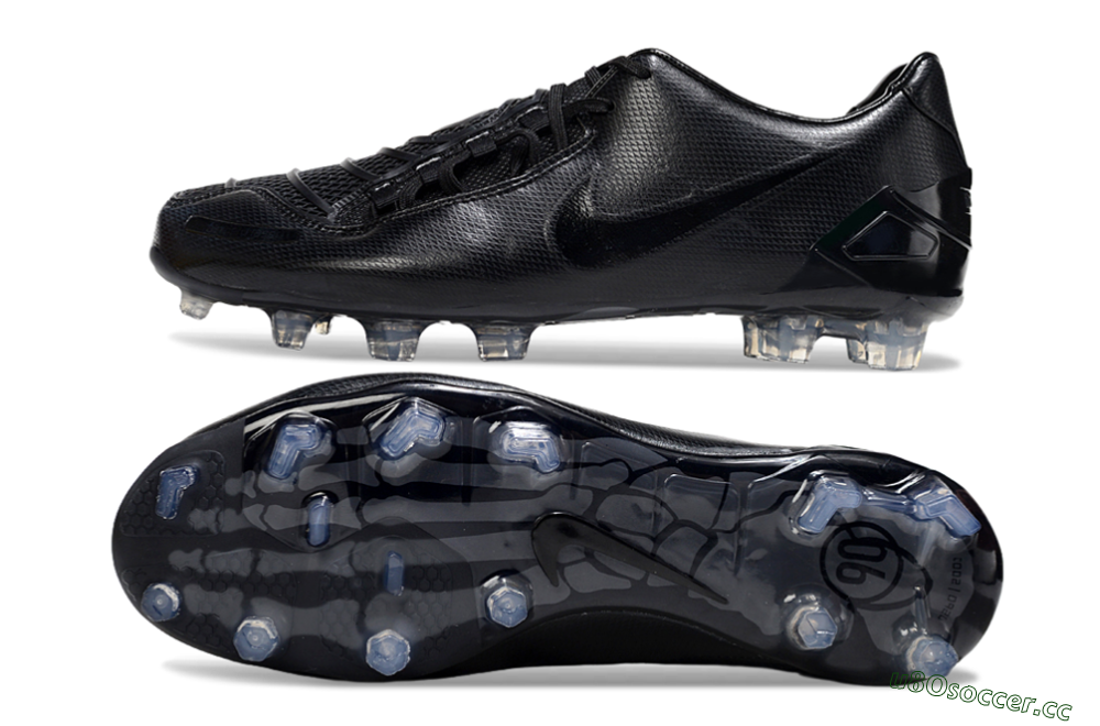 Men's Nike Total 90 III FG Firm Ground Low-Tops Football Boots - Black/Shadow Black/Crystal Clear 1