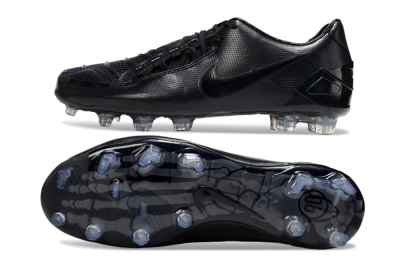 Men's Nike Total 90 III FG Firm Ground Low-Tops Football Boots - Black/Shadow Black/Crystal Clear