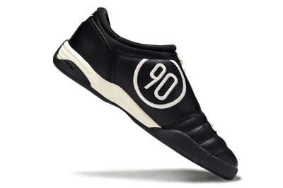 Men's Nike Total 90 III IC Indoor & Futsal Low-Tops Football Shoes - Black/Cream/Black