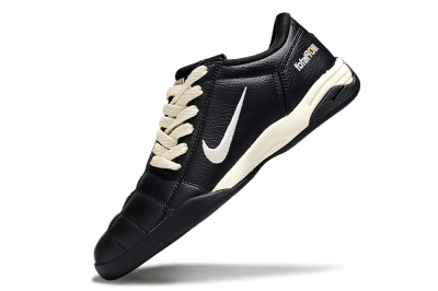 Men's Nike Total 90 III IC Indoor & Futsal Low-Tops Football Shoes - Black/Cream/Black