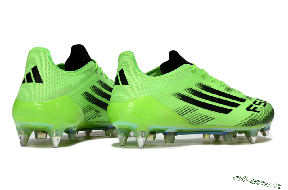 Men's Adidas F50 Elite SG Soft Ground Low-Tops Football Boots - Green/Neon Green/Black 6
