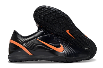 Unisex Nike Mercurial Vapor 1 RGN SE TF Artificial Turf Low-Tops Football Shoes - Black/Vibrant Orange/Black