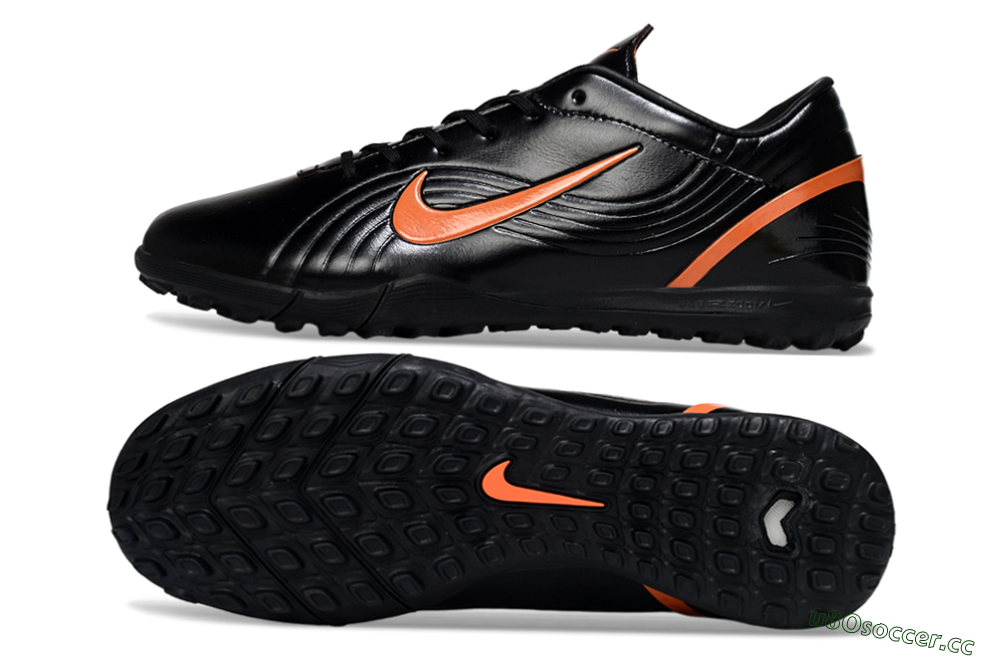 Unisex Nike Mercurial Vapor 1 RGN SE TF Artificial Turf Low-Tops Football Shoes - Black/Vibrant Orange/Black 1