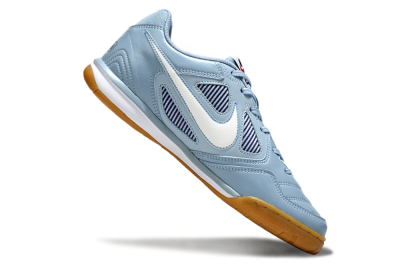 Men's Supreme x Nike SB Gato IC Indoor & Futsal Low-Tops Football Shoes - Blue/Sky Blue/Sand
