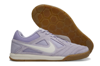 Men's Supreme x Nike SB Gato IC Indoor & Futsal Low-Tops Football Shoes - Purple/Lavender Mist/Soft Taupe