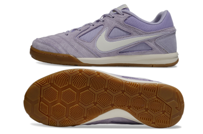 Men's Supreme x Nike SB Gato IC Indoor & Futsal Low-Tops Football Shoes - Purple/Lavender Mist/Soft Taupe