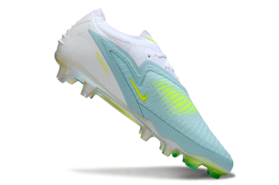 Unisex Nike Phantom 6 Low Elite FG Firm Ground Low-Tops Football Boots - Blue/Light Blue/Electric Yellow