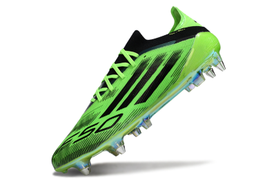 Men's Adidas F50 Elite SG Soft Ground Low-Tops Football Boots - Green/Vibrant Green/Electric Green