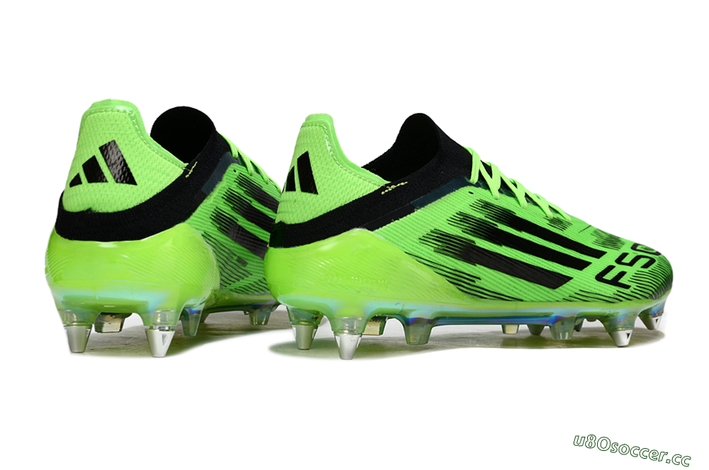 Men's Adidas F50 Elite SG Soft Ground Low-Tops Football Boots - Green/Vibrant Green/Electric Green 6
