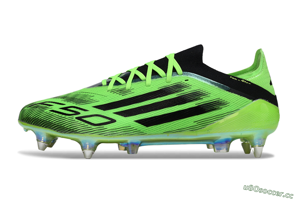 Men's Adidas F50 Elite SG Soft Ground Low-Tops Football Boots - Green/Vibrant Green/Electric Green 0