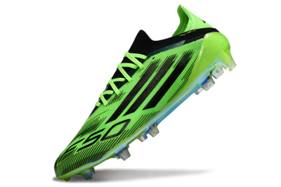 Unisex Adidas F50 Elite FG Firm Ground Low-Tops Football Boots - Green/Neon Green/Black