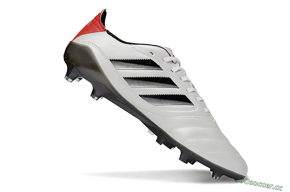 Men's Adidas Copa Icon 2 AG Artificial Grass Low-Tops Football Boots - White/Crimson Red/Jet Black 4