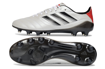 Men's Adidas Copa Icon 2 AG Artificial Grass Low-Tops Football Boots - White/Crimson Red/Jet Black