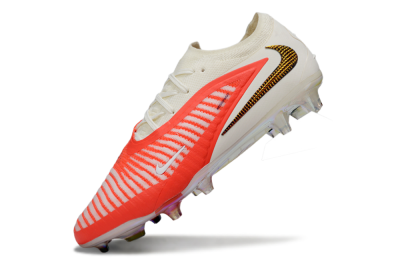 Unisex Nike Phantom 6 Low Elite FG Firm Ground Low-Tops Football Boots - Red/Bright Orange/White