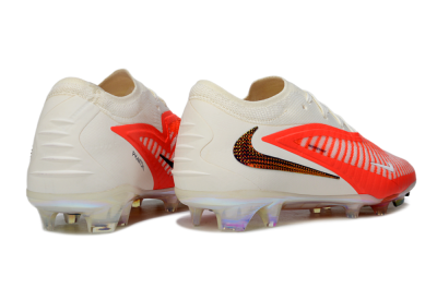 Unisex Nike Phantom 6 Low Elite FG Firm Ground Low-Tops Football Boots - Red/Bright Orange/White