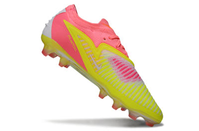 Unisex Nike Phantom 6 Low Elite FG Firm Ground Low-Tops Football Boots - Pink/Highlighter Yellow/Fluorescent Pink