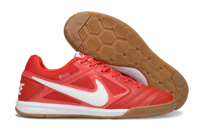 Men's Supreme x Nike SB Gato IC Indoor & Futsal Low-Tops Football Shoes - Red/Bright Red/Tangerine
