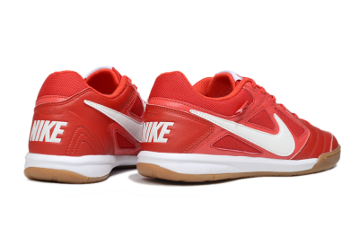 Men's Supreme x Nike SB Gato IC Indoor & Futsal Low-Tops Football Shoes - Red/Bright Red/Tangerine