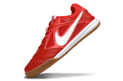 Men's Supreme x Nike SB Gato IC Indoor & Futsal Low-Tops Football Shoes - Red/Bright Red/Tangerine